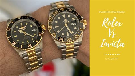 difference between rolex and invicta|invicta watches vs rolex.